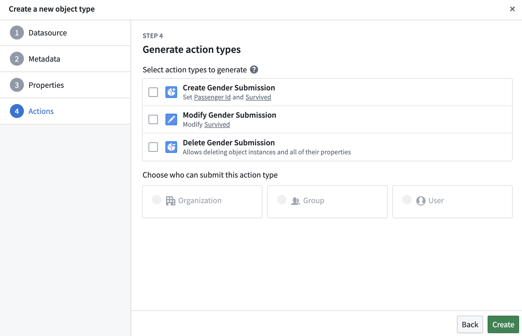 Create ontology
